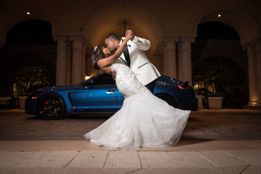 Example of an Off Camera Flash Wedding Photo