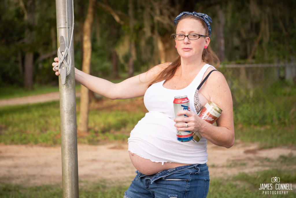 White Trash Redneck Maternity Photos JCP-17