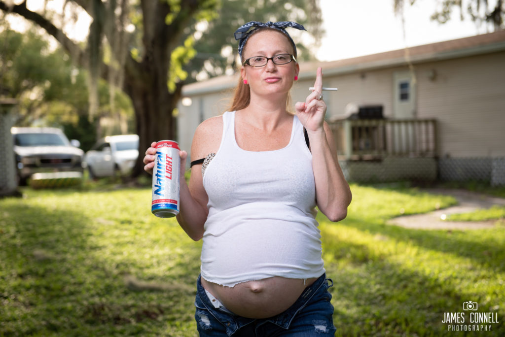 White Trash Redneck Maternity Photos JCP-4